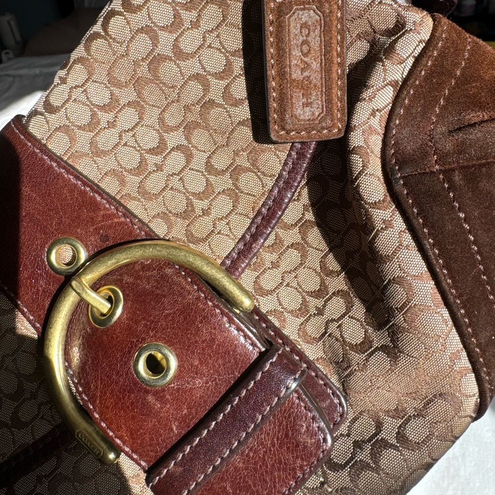 Vintage Coach brown mini soho bag. - Picture 5 of 5
